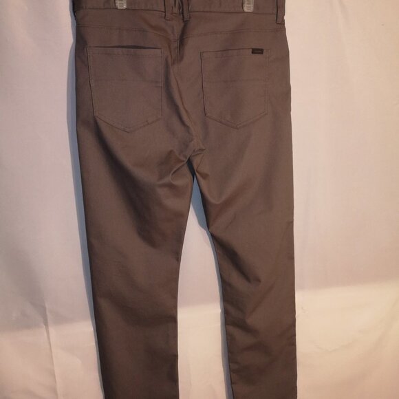 Calvin Klein Men's Size 34/32 Slim Fit Straight Leg Grey Casual / Dress Pants - Picture 2 of 6